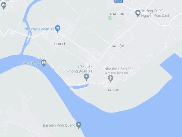 Hỗ trợ thông tin tìm kiếm một người trên thuyền nan mất tích tại cửa sông Văn Úc