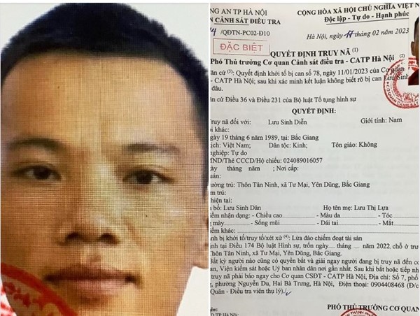 Truy nã đối tượng lừa đảo bằng hình thức tuyển cộng tác viên làm nhiệm vụ hưởng "hoa hồng"