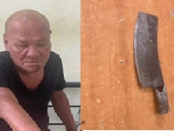 Tạm giữ hình sự đối tượng dùng dao ném vỡ kính xe ô tô