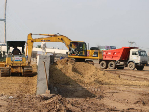 Đánh giá khai thác thí điểm việc sử dụng cát biển làm vật liệu xây dựng cho hạ tầng giao thông