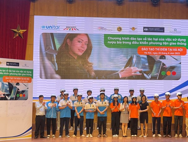 Đào tạo thí điểm về tác hại của việc sử dụng rượu bia trong điều khiển phương tiện giao thông