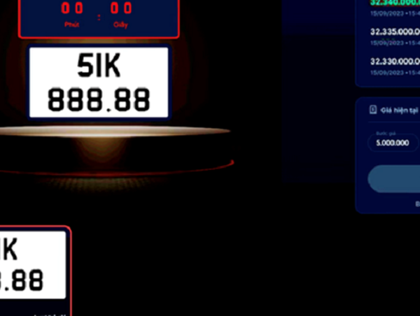 Cập nhật danh sách biển số xe ô tô TP Hồ Chí Minh đã được đấu giá từ 15/9