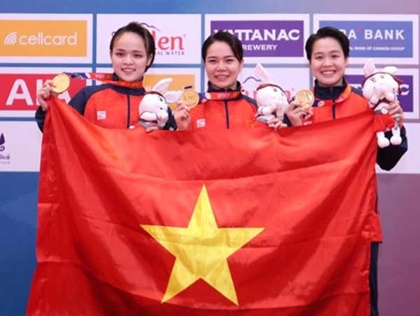 Đội tuyển Karate mang HCV thứ 3 về cho Đoàn Thể thao Việt Nam