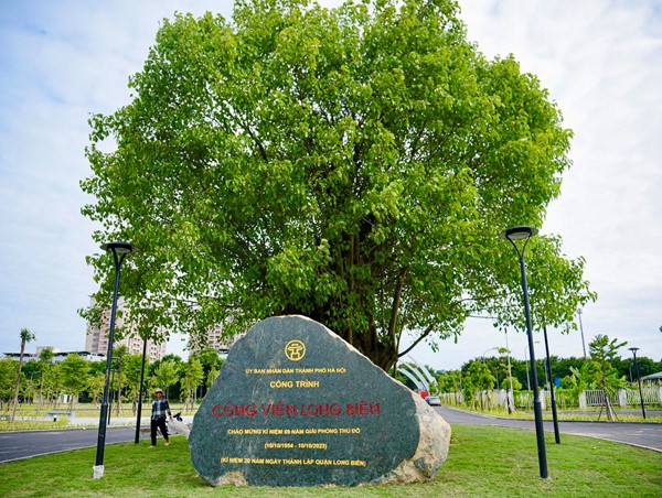 Toàn cảnh công viên Long Biên trước ngày khánh thành