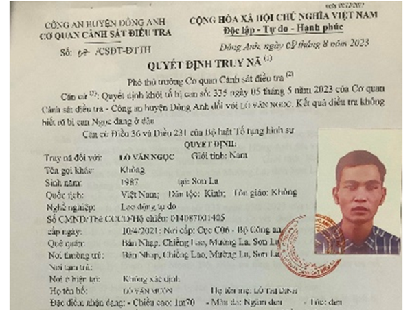 Truy nã đối tượng trộm xe máy của đồng nghiệp mang đi bán