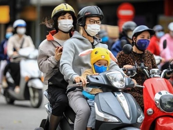 Thời tiết ngày 21/10: bão số  5 suy yếu thành một vùng áp thấp, không khí lạnh tràn về khu vực Bắc Bộ, 