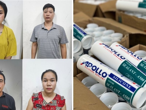 Phát hiện số lượng lớn keo dán “giả” nhãn hiệu Apollo