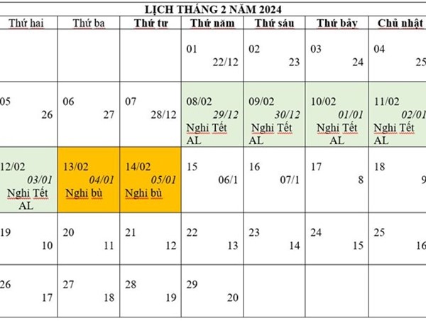 Thủ tướng chốt phương án nghỉ Tết Âm lịch 7 ngày, nghỉ lễ Quốc khánh 4 ngày