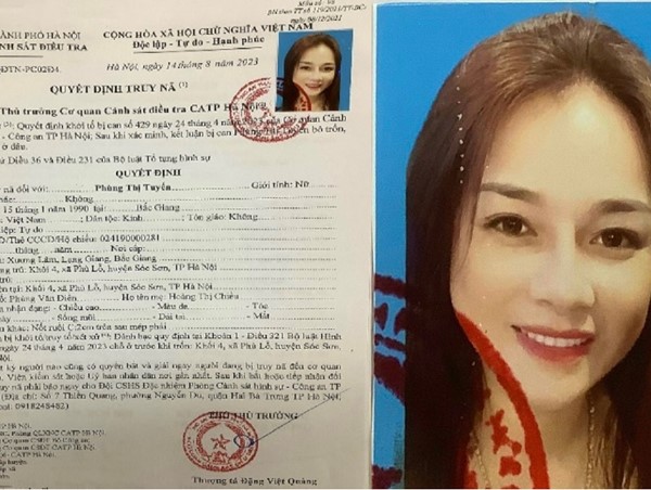 Công an TP Hà Nội truy nã đối tượng đánh bạc