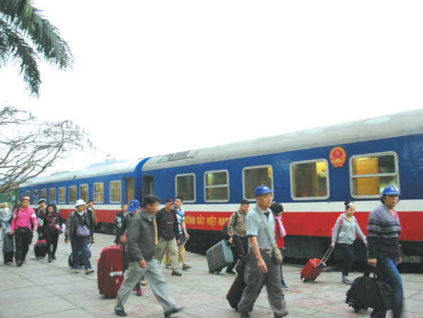 Đường sắt tăng cường tàu dịp Tết Dương lịch 2024