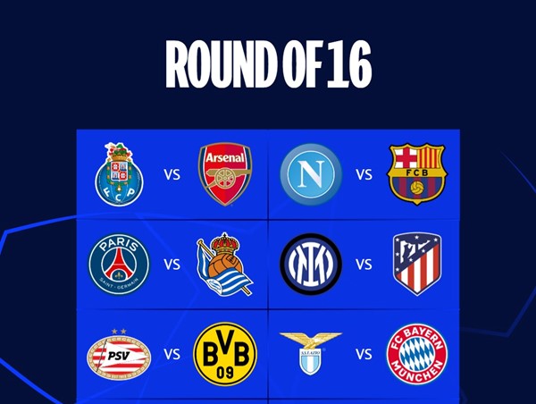 Bốc thăm vòng 1/8 Champions League: Man City dễ thở, Barcelona gặp khó