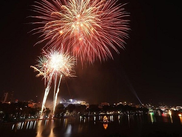 Hà Nội bắn pháo hoa ở 30 điểm dịp Tết Nguyên đán Giáp Thìn