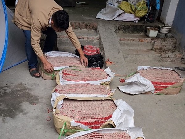 Bắt giữ 2 phụ nữ buôn bán trái phép pháo nổ