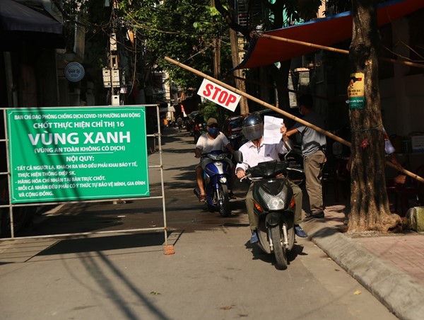 Mô hình “vùng xanh” bảo vệ người dân tại nơi chưa có dịch