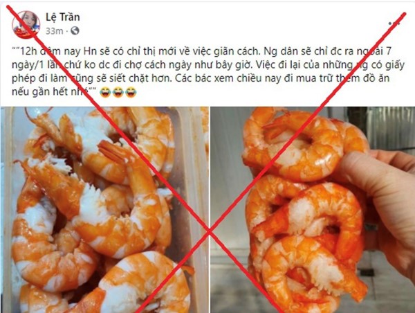 Hà Nội: Bác bỏ thông tin người dân chỉ được ra ngoài 7 ngày/1 lần