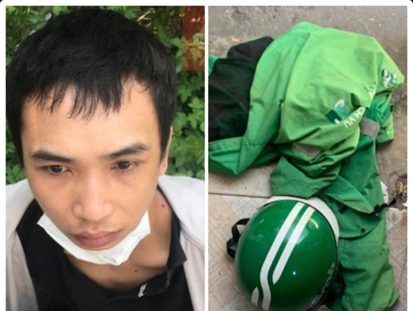 Thanh niên nghiện hút giả vờ làm Grab cầm kim tiêm đi cướp