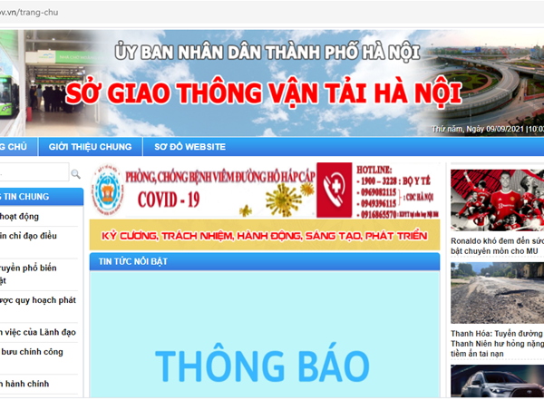 Sở GTVT Hà Nội tiếp tục dừng giải quyết thủ tục hành chính trực tiếp