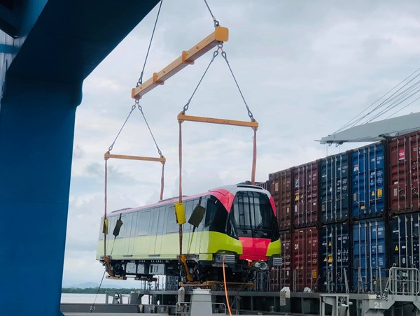 Đường sắt Nhổn - Ga Hà Nội đã nhận đủ 10 đoàn tàu