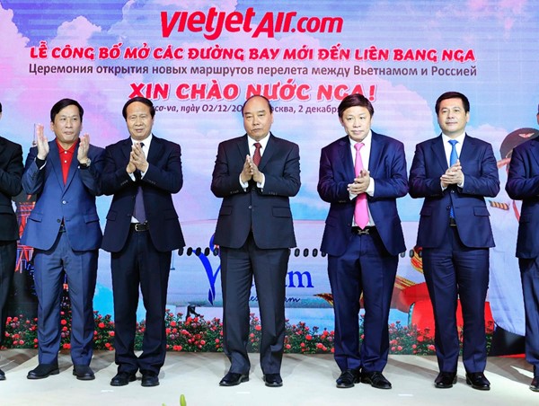 Vietjet công bố các đường bay thẳng tới Mát-xcơ-va