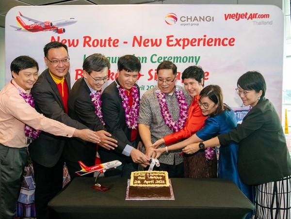 Vietjet khai trương đường bay từ Bangkok, Thái Lan đến Singapore