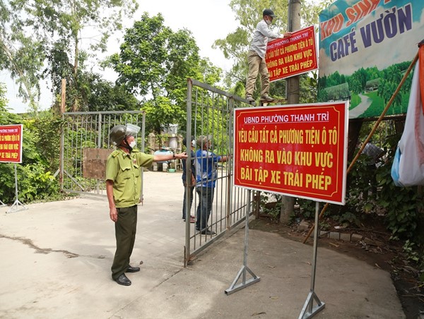 UBND phường Thanh Trì: Kiên quyết đóng cửa bãi tập xe lậu