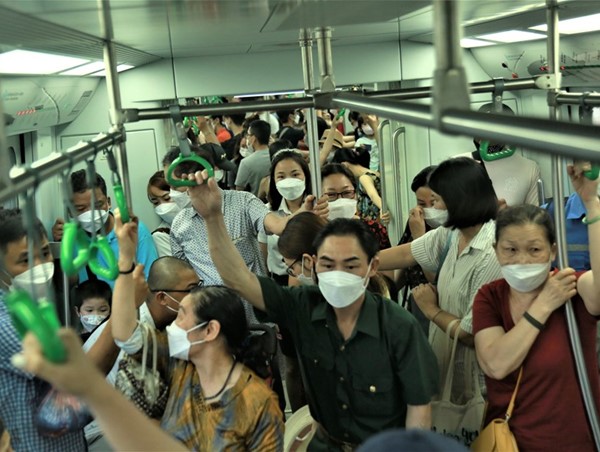 Đường sắt Cát Linh - Hà Đông vượt mốc 55 nghìn lượt hành khách/ngày