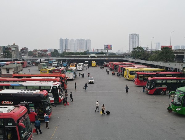 Hà Nội: Bến xe thưa thớt hành khách trước kỳ nghỉ Tết