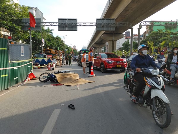 Một người đàn ông tử vong trên đường Nguyễn Trãi