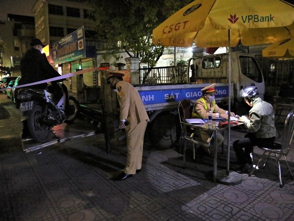 Tạm giữ 109 phương tiện vi phạm luật giao thông 