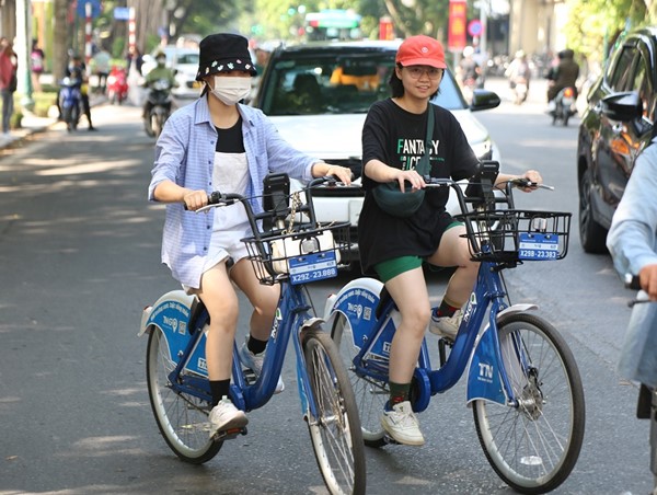 Hà Nội: 36.000 tài khoản đăng ký sử dụng xe đạp công cộng