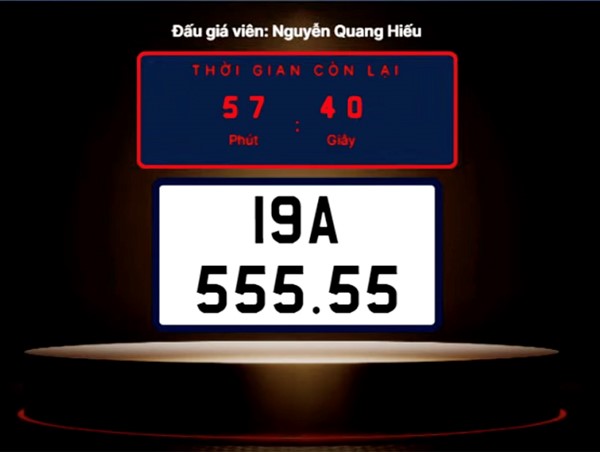 Chuẩn bị đấu giá thêm 36 biển số đẹp