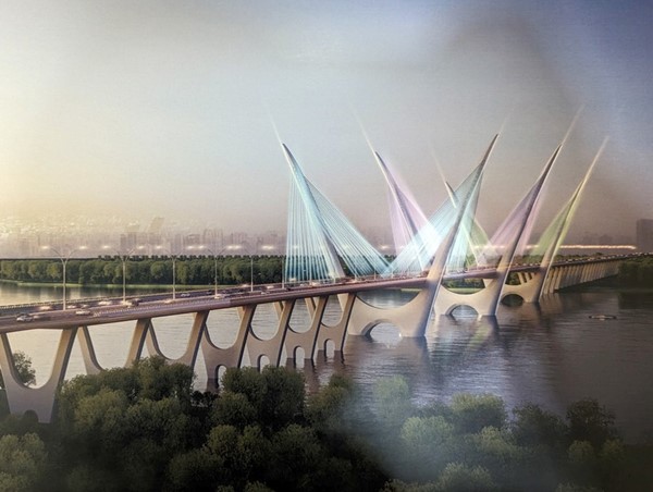 Ngắm nhìn 3 phương án đạt giải Cuộc thi tuyển phương án kiến trúc công trình cầu Thượng Cát