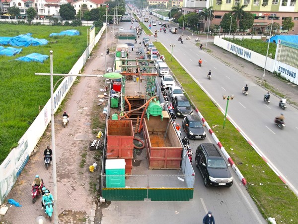 Khởi động lại dự án đắp chiếu nhiều năm trên đường Vũ Trọng Khánh