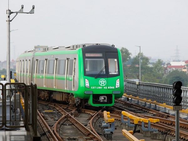 Tuyến đường sắt Cát Linh - Hà Đông vận chuyển hơn 25 triệu hành khách