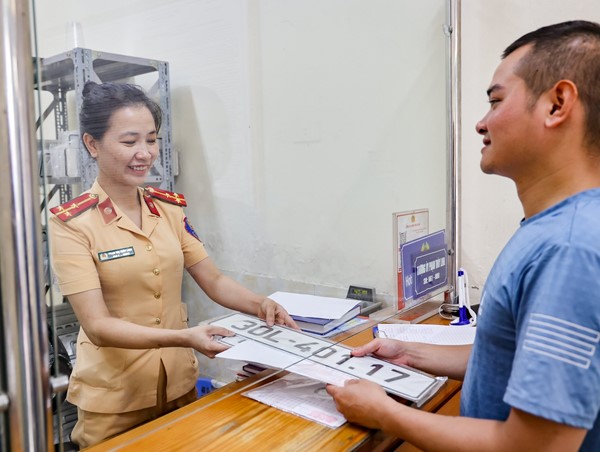 Cả nước có 18 phương tiện đăng ký xe tại nhà