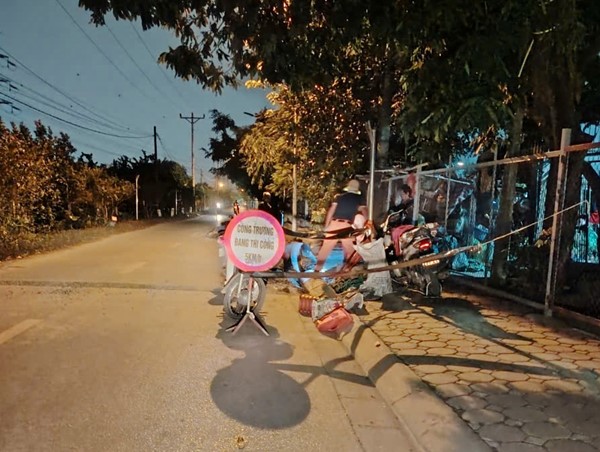 Đào đường Tình Quang trái phép gây mất an toàn giao thông