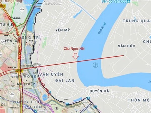 Hà Nội đề nghị được thực hiện dự án cầu Ngọc Hồi
