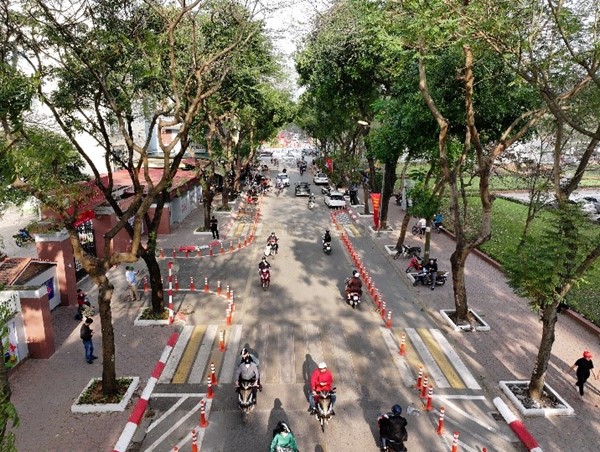 Trường tiểu học Vạn Phúc thí điểm giải pháp an toàn giao thông