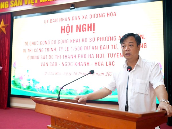 Hà Nội công bố phương án tuyến, vị trí công trình tuyến đường sắt đô thị số 5