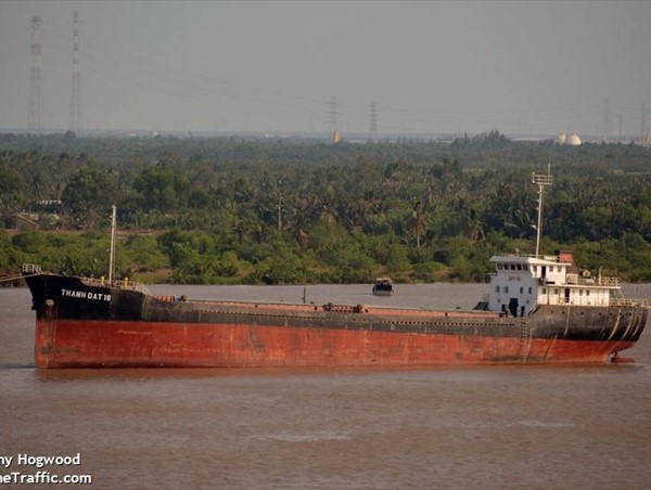 Tàu Thành Đạt 18 bị đắm trên vùng biển Hải Phòng 