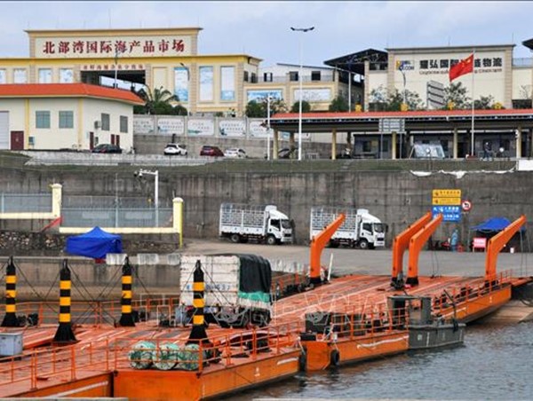 Tạm dừng các hoạt động vận tải hàng hoá đường thủy từ Ka Long đi Đông Hưng