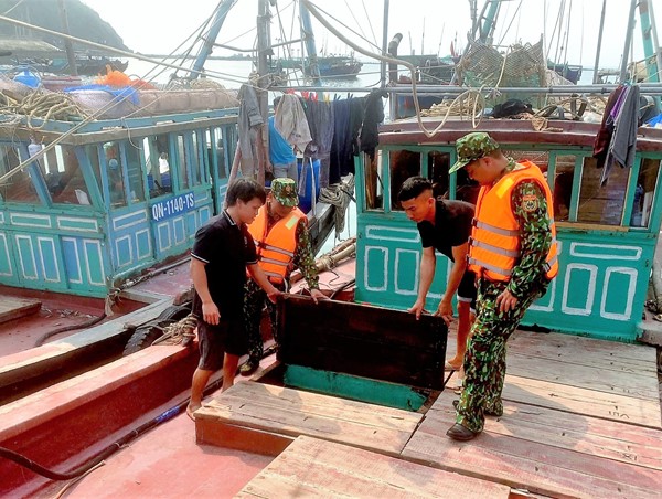 Quảng Ninh: Bắt giữ 6 tàu khai thác thủy sản trái phép