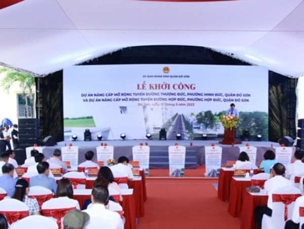 Hải Phòng: Khởi công 2 tuyến đường với tổng mức đầu tư hơn 183 tỷ đồng