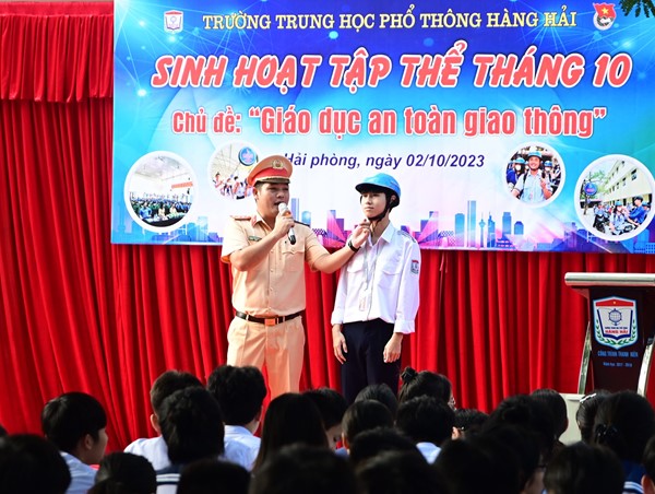 Hải Phòng: Tuyên truyền an toàn giao thông tại các trường học