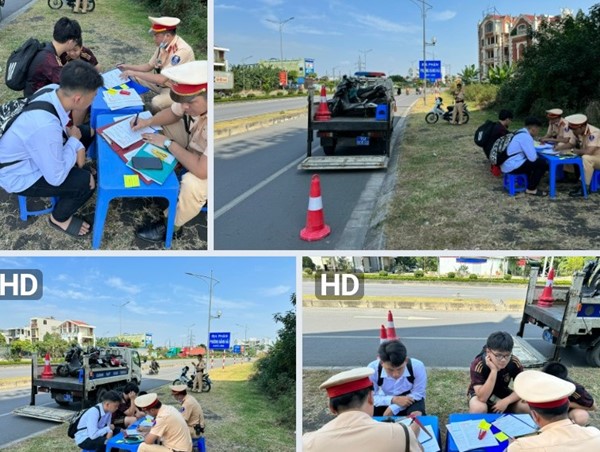 Hải Phòng: Tuyên truyền, xử lý vi phạm đối với học sinh, sinh viên điều khiển phương tiện vi phạm TTATGT