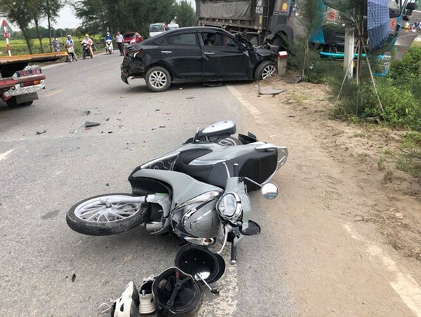  Một tài xế gây tai nạn giao thông bị phạt 57 triệu đồng