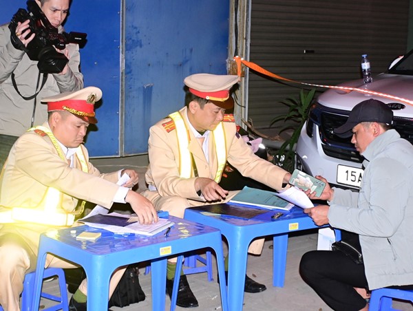 Hải Phòng: 7 ngày Tết xử lý 1.077 trường hợp vi phạm nồng độ cồn