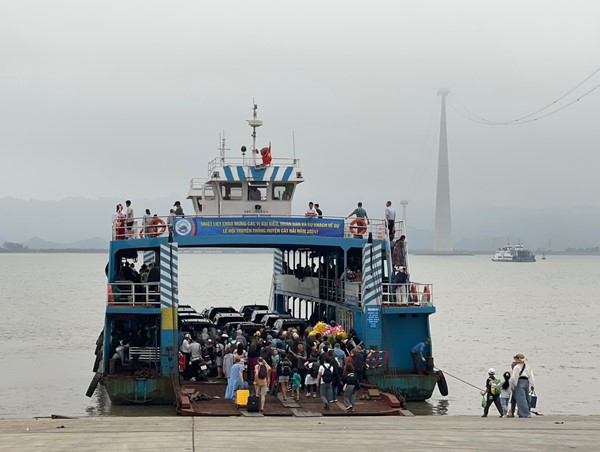 Thay đổi lịch chạy phà bến phà Đồng Bài - Cái Viềng 