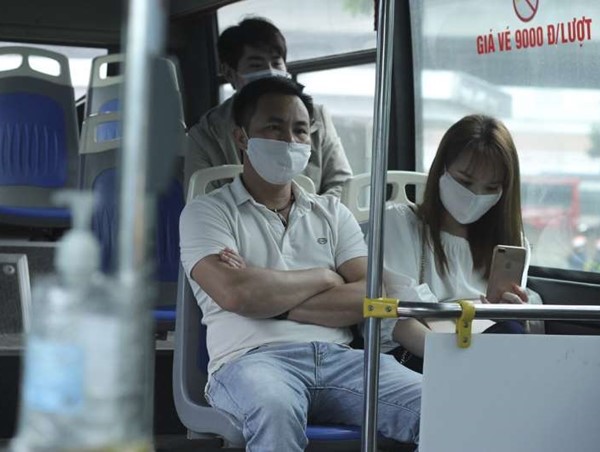 Hà Nội: Triển khai các biện pháp phòng, chống dịch Covid-19 trên xe buýt