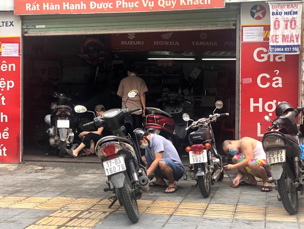 [Ảnh] Chiều 16/9, nhiều Gara rục rịch mở cửa sau ngày nới lỏng giãn cách